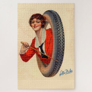 Puzzle Kelly-Springfields 1928 Mascotte de pneus Lotta Mi