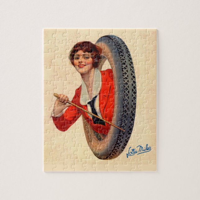 Puzzle Kelly-Springfields 1928 Mascotte de pneus Lotta Mi (Vertical)