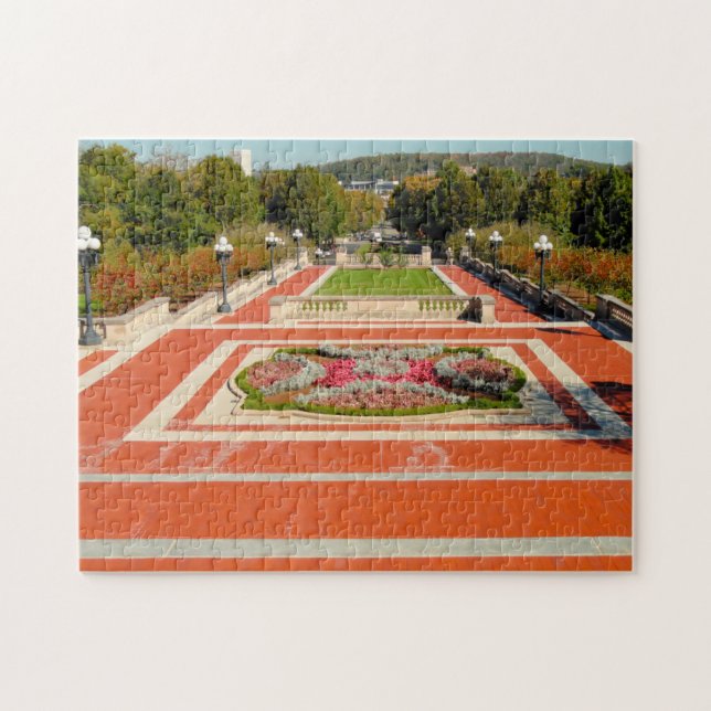 Puzzle Kentucky Frankfort Plaza. (Horizontal)