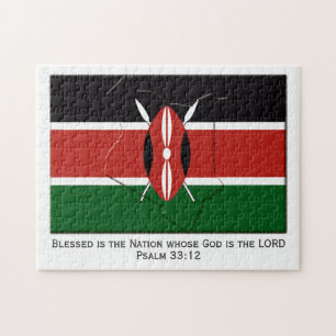 Puzzle KENYA   Blessed Nation   KENYAN FLAG