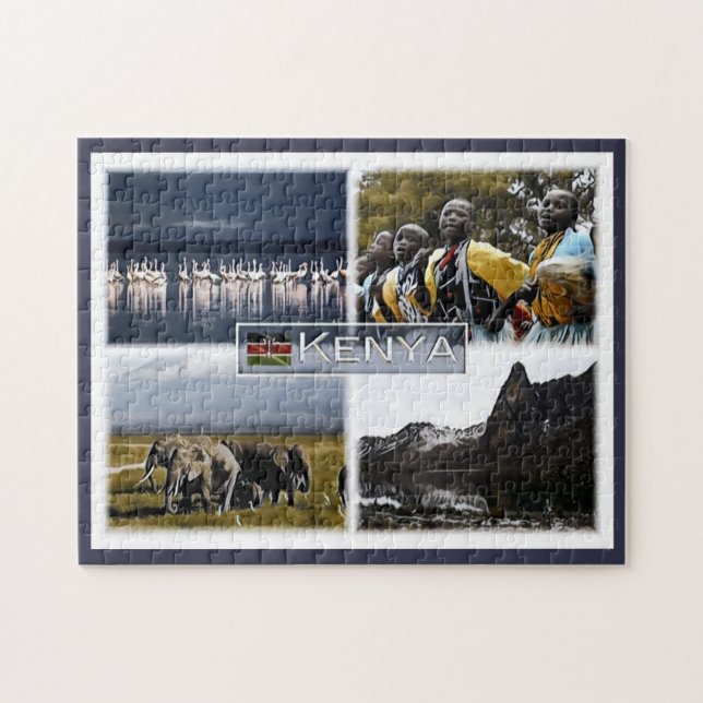 Puzzle Kenya - Mosaic - (Horizontal)