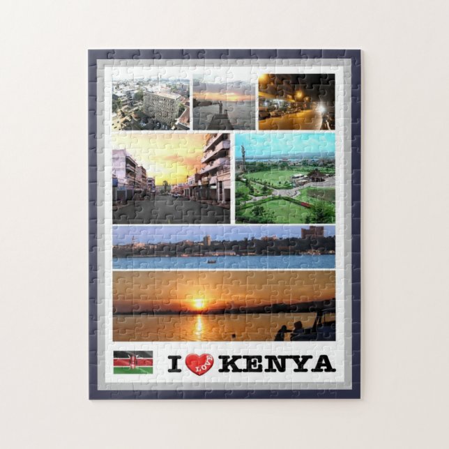Puzzle Kenya - Panorama - (Vertical)