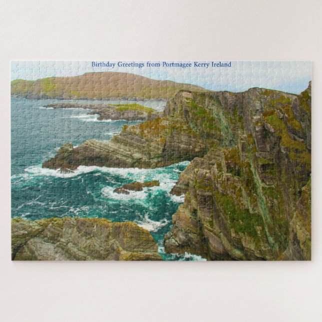 Puzzle Kerry Cliffs Portmagee Kerry Irlande. Jigsaw Puzzl (Horizontal)