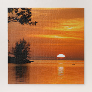 Puzzle Key West, coucher de soleil de Floride, belle phot
