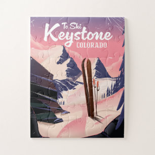 Puzzle Keystone pour skier