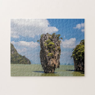 Puzzle Khao Phing Kan île rocheuse Phuket en Thaïlande ca