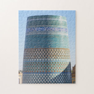 Puzzle Khiva, Uzbekistan, Asia - Unfinished Kalta Minor