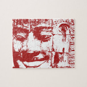 Puzzle Khmer Stone Face ... Temple de Bayon, Cambodge