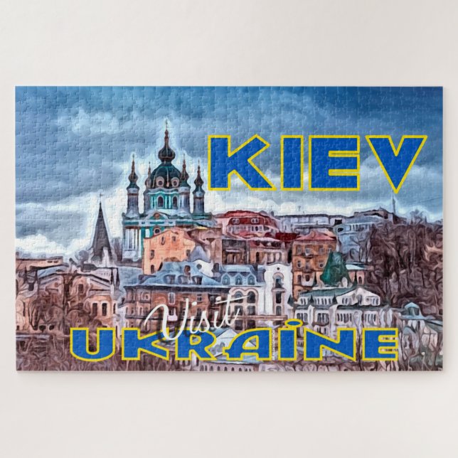 Puzzle Kiev, Visite Ukraine (Horizontal)