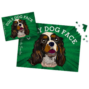 Puzzle King Charles Cavalier chien laid 1000 pièce