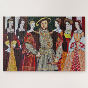 Puzzle King Henry 8e et 6 ses femmes