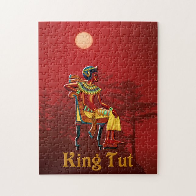 Puzzle King Tut sous le soleil couchant (Vertical)