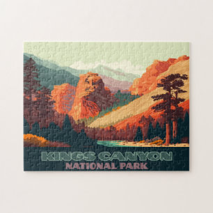 Puzzle Kings Canyon National Park California Mountains