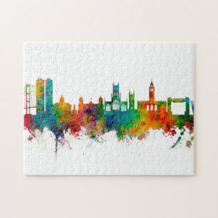 Puzzle Kingston upon Hull England Skyline