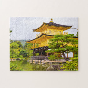 Puzzle Kinkaku-ji, golden pavilion, Kyoto