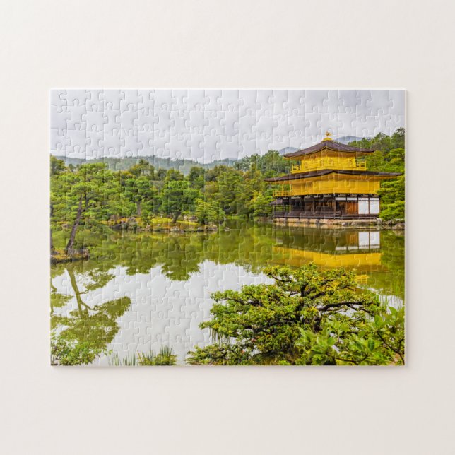 Puzzle Kinkaku-ji Or Golden Pavilion And Pond, Kyoto (Horizontal)