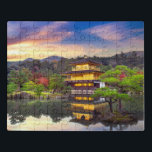 Puzzle Kinkaku-ji Zen Temple Kyoto Japon coucher de solei<br><div class="desc">Ce casse-tête à couper le souffle présente le magnifique temple Kinkaku-ji Zen à Kyoto Japon au coucher du soleil #japan #japanese #kyotot #kinkakaji #zen #asia #asian #sunset #pittoresque #travel #holiday #outdoors #jigscie #puzzle #cadeaux #fun #stockingstuffers #jeux #paysage</div>