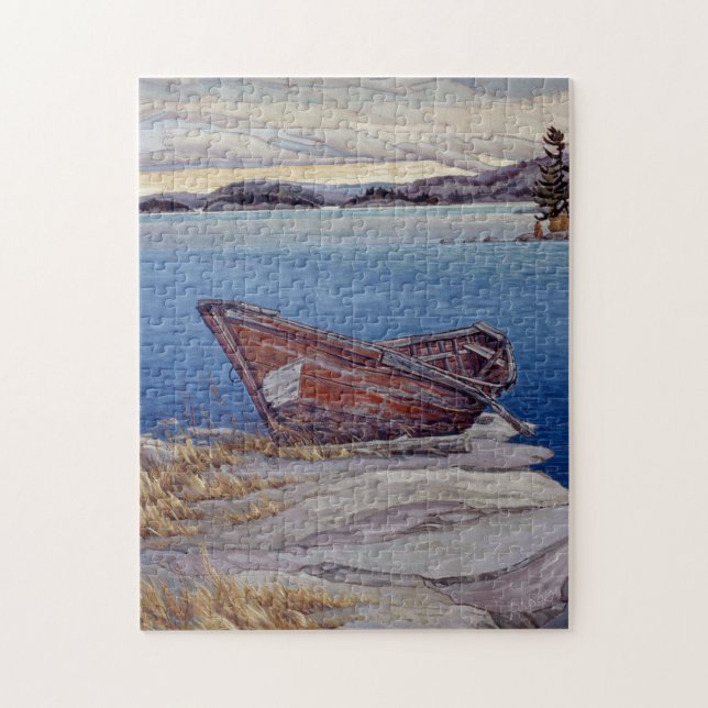 Puzzle "Kipawa Long Boat" par Charlie Rapsky (Vertical)