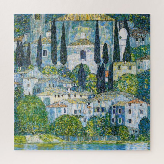 Puzzle Kirche à Cassone par Gustav Klimt (Vertical)