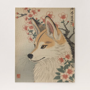 Puzzle Kitsune & cherry blossom