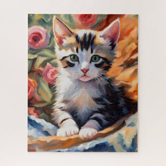 Puzzle Kitten ai art