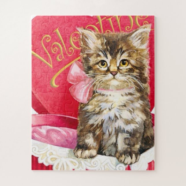 Puzzle Kitten dans Candy Box (Vertical)
