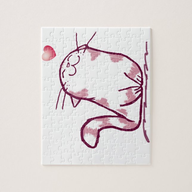 Puzzle Kitty Love (Vertical)