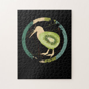 Puzzle Kiwi de Nouvelle-Zélande vintage