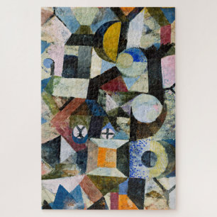 Puzzle Klee - Composition avec demi-lune jaune...