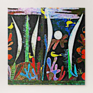 Puzzle Klee - Paysage aux oiseaux jaunes