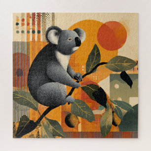 Puzzle Koala assis dans un arbre