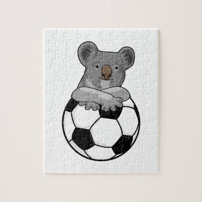 Puzzle Koala au Soccer Sports (Vertical)