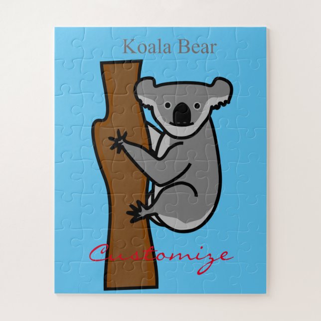 Puzzle Koala Bear Escalade Tree Thunder_Cove (Vertical)