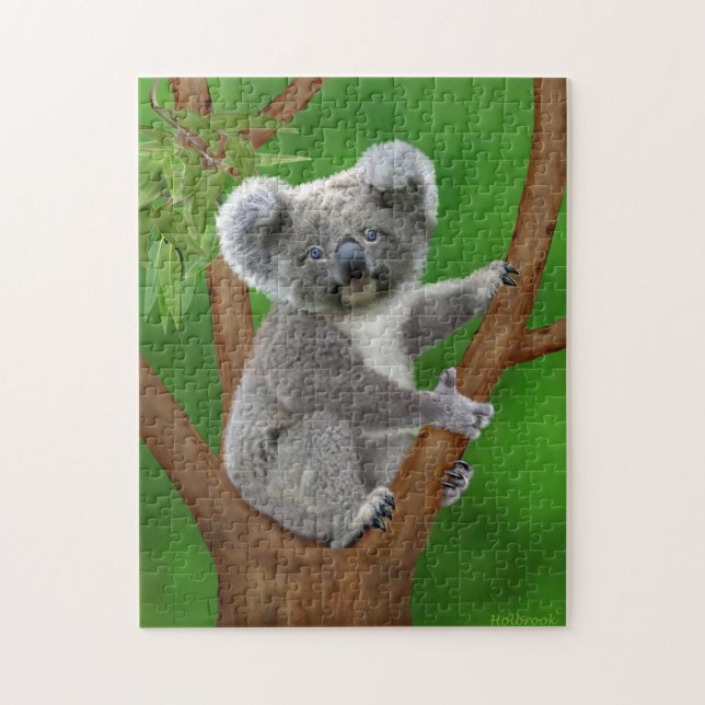 Puzzle Koala bébé aux yeux bleus (Vertical)