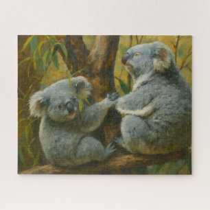 Puzzle Koala Companions - Paire réaliste de faune