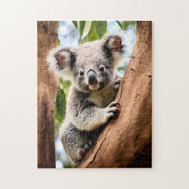 Puzzle Koala dans un arbre (Vertical)