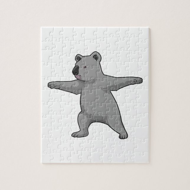 Puzzle Koala ours au Yoga Fitness (Vertical)
