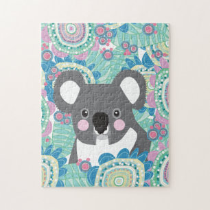 Puzzle Koala Tropical Bloom