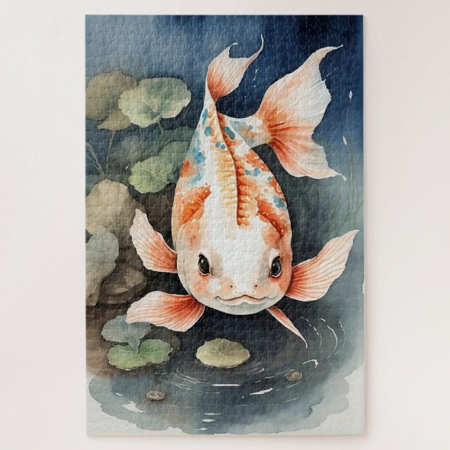 Puzzle Koi Fish (Vertical)