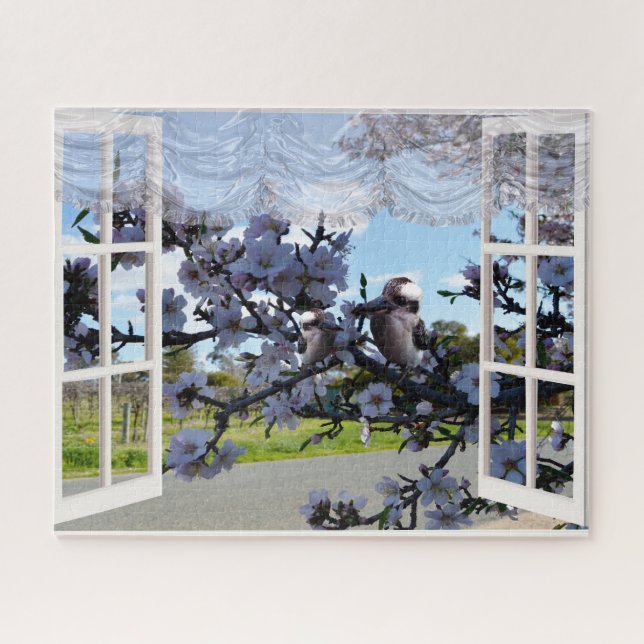 Puzzle Kookaburras Dans Ma Fenêtre,   (Horizontal)