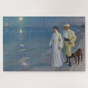 Puzzle Kroyer - L'artiste et sa femme sur la plage