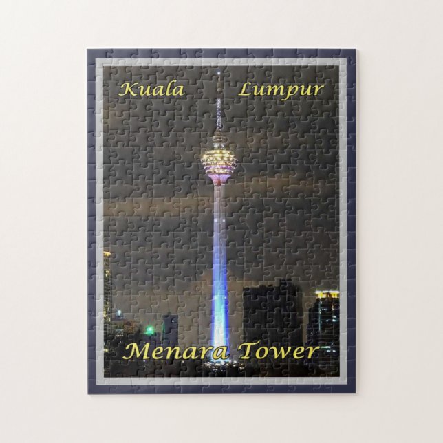 Puzzle Kuala Lumpur Menara Tower - Malaisie - (Vertical)