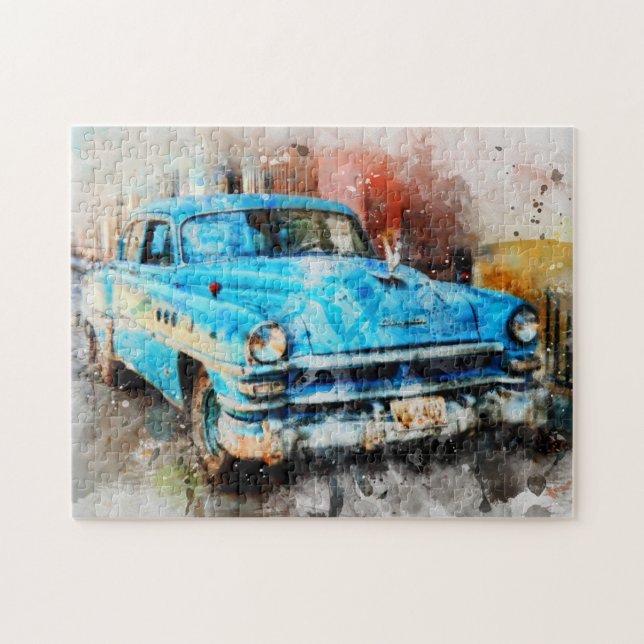 Puzzle Kuba - Oldtimer (Horizontal)