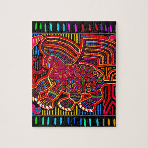 Puzzle Kuna Indian Friendly Dragon