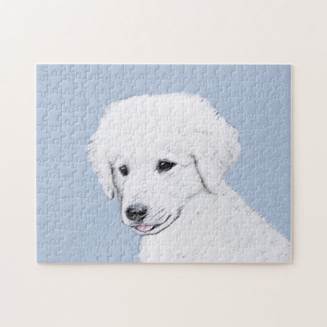 Puzzle Kuvasz Peinture - Cute Original Chien Art (Horizontal)