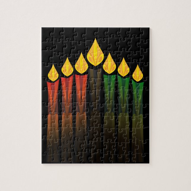 Puzzle kwanzaa cand (Vertical)