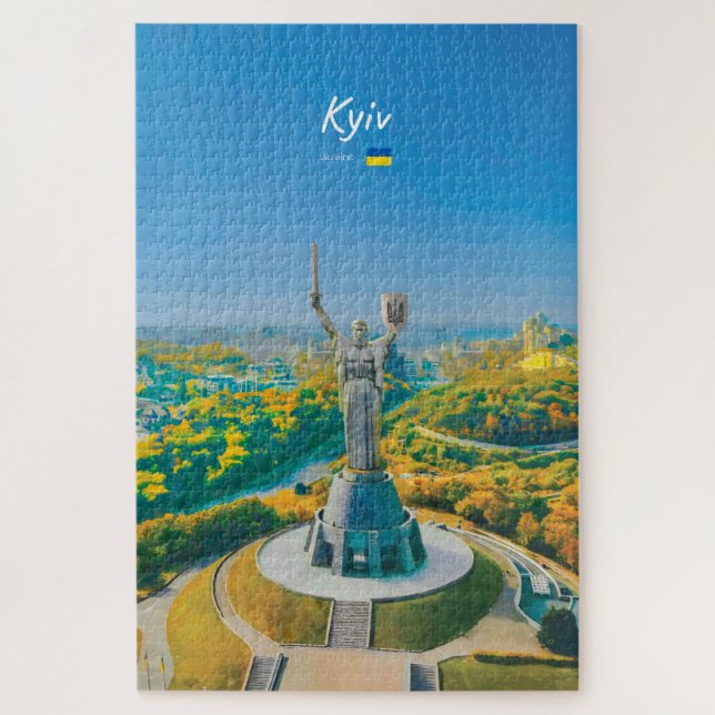 Puzzle Kyiv, Ukraine - Monument de la mère Ukraine (Vertical)