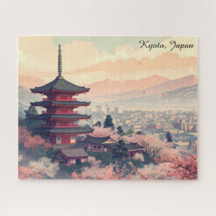Puzzle Kyoto Japon Temple Fleur de Cerisier Art –  Sapura