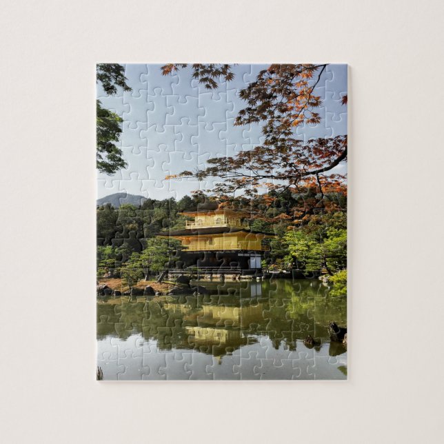 Puzzle Kyoto Japon Temple Goldentemple Kinkaku-Ji (Vertical)