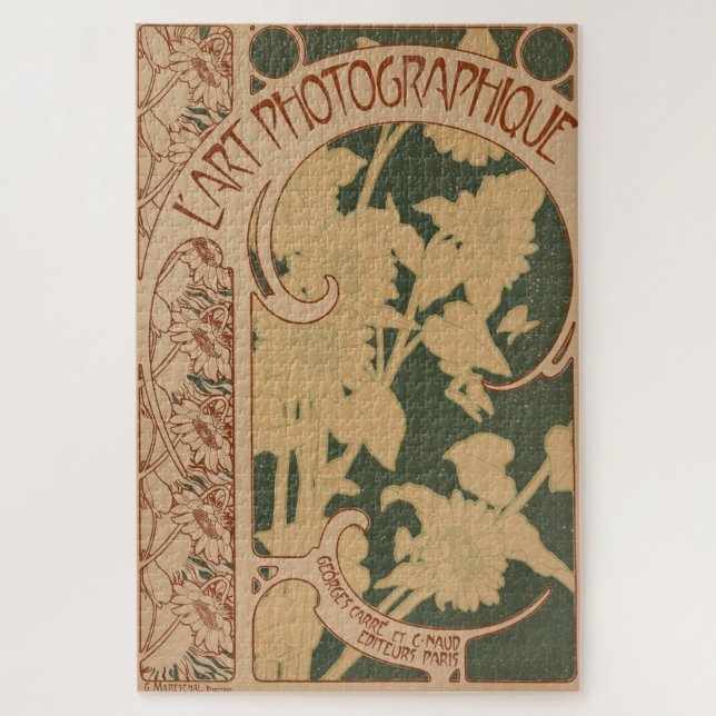 Puzzle L’Art Photographique No. 10 (1900) - Mucha (Vertical)